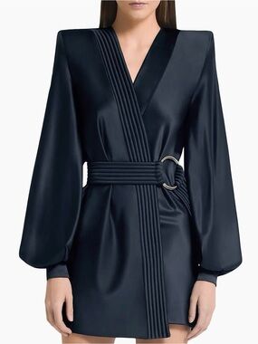 Zhivago Black Mini Dress with missing Belt